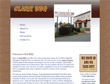 Tablet Screenshot of clarkbbq.com